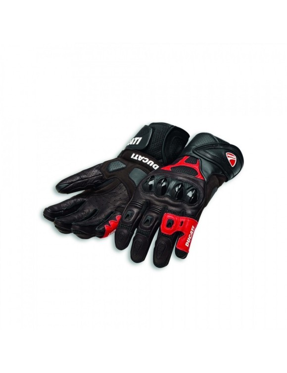 Leather Gloves Ducati Speed ​​Air C1 Black/Red 98104210