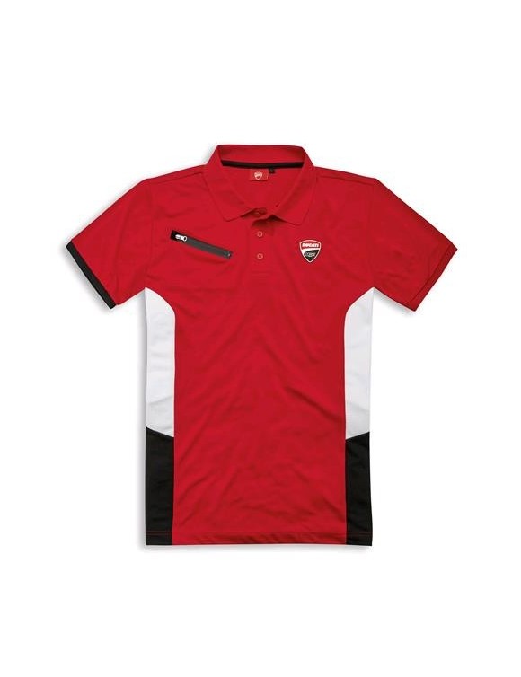 Polo homme manches courtes Ducati Corse "Red Power"