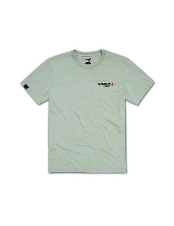 T-shirt in breathable cotton Ducati Scrambler Baja map 98769705