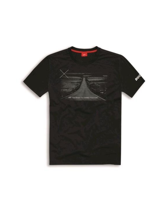 Camiseta algodón Ducati Gráfico - Negro Horizonte 98769519