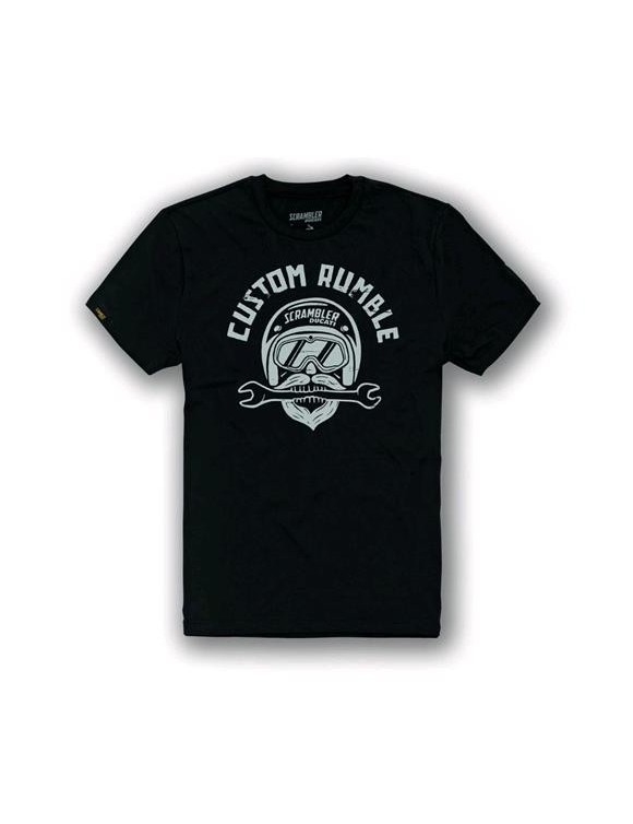 Logo camiseta en algodón logo Ducati Scrambler personalizada Rumble 98769722