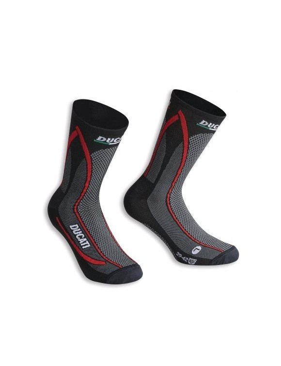 Reinforced motorcycle technical socks Ducati "Cool Down" black 98103863