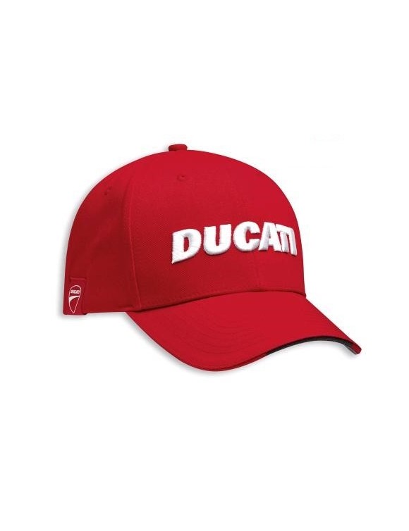 Cappellino con visiera in cotone originale Ducati Company 2.0 rosso 987701751