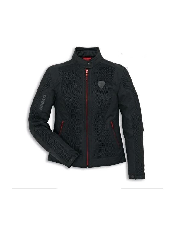 Summer motorbike jacket ladies fabriC Ducati black flow 2 98102796