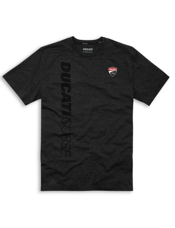La camiseta algodón Ducati "DC tonal" gris jaspeado 98770085