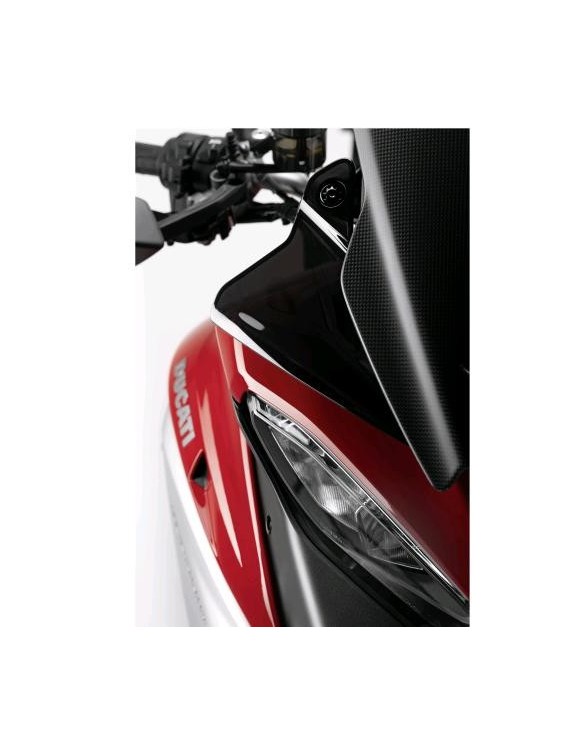 Par de deflectores laterales ahumados originales para Ducati Multistrada V4 97180981AA - 3