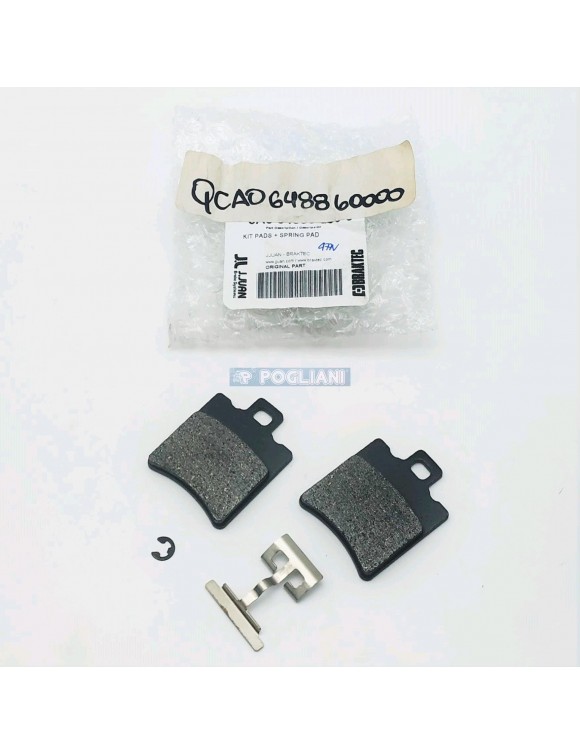 Coppia pastiglie freno anteriore originali Quadro 3, s 350 (cod. Qca0648860000)