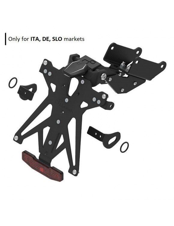 Adjustable plate holder kit with Lightech catADioter Honda CBR1000RR-R/SP 2020