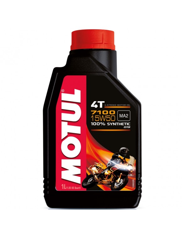 Lubricating oil 100% synthetic Motul 7100 15W50 4-stroke engines