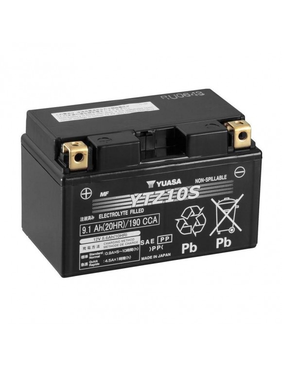 Yuasa YTZ10S12V/8.6AH motorcycle battery