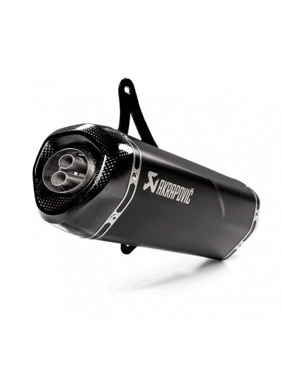 Silencer brief-on black steel Vespa GTS 300('08 -20)