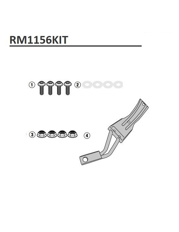 GIVI RM1156KIT attachment kit RM02 fender HONDA FORCE 750/X-ADV 750