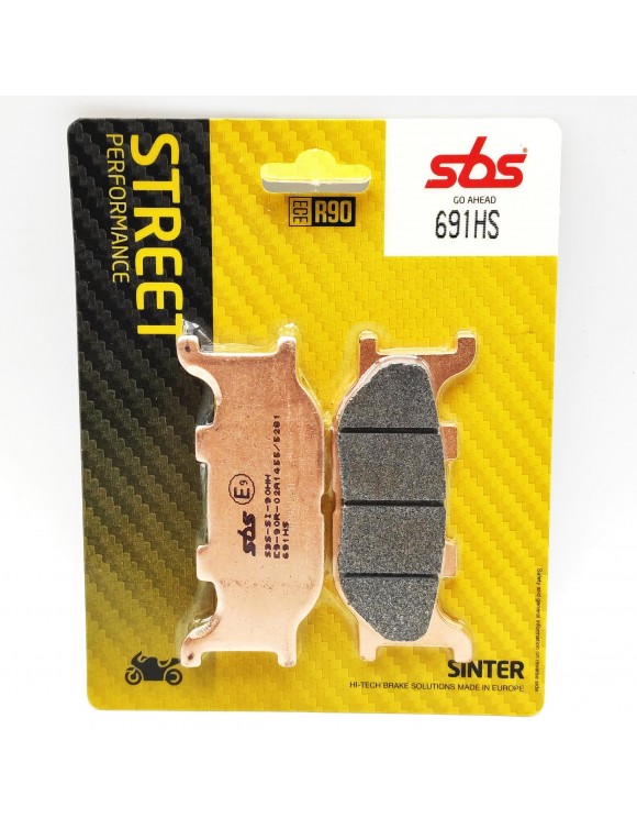 Pastiglie freno anteriore moto SBS 691hs Yamaha / Italjet jupiter / mbk skyliner