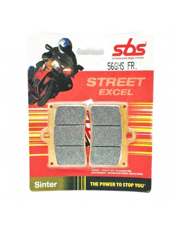 Pastiglie freno anteriore SBS 566hs Cagiva, Ducati, KTM, husqvarna, Guzzi, yama