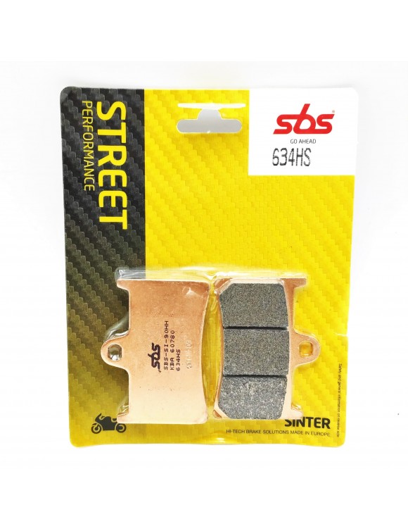 Pastiglie freno anteriore SBS 634hs Yamaha tzr,t-max,fz6,yzf,mt-01/07/09,fz8,xv