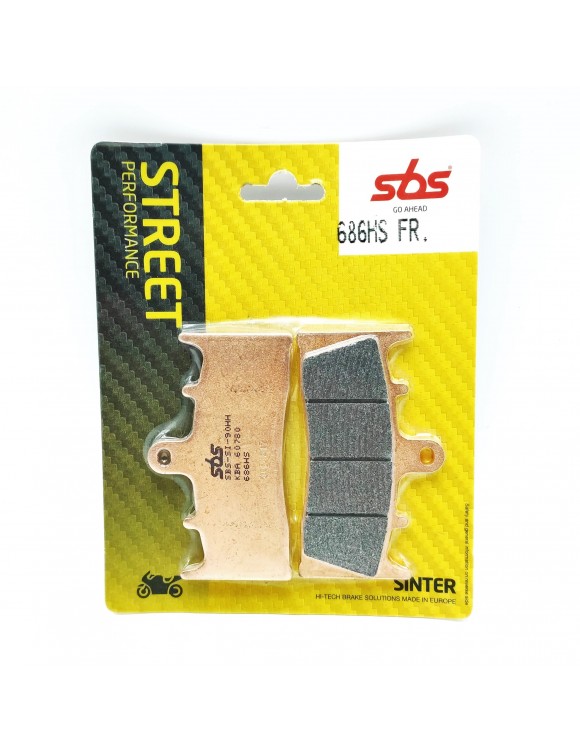 Pastiglie freno anteriore SBS 686hs Kawasaki ninja/vulcan/zrx, Suzuki GSx/f/tl