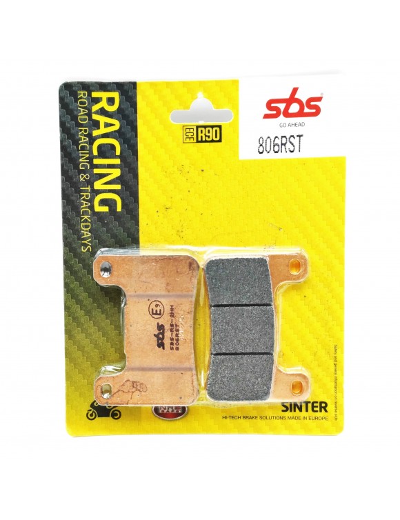 Coppia pastiglie freno anteriore moto, SBS 806rst per Kawasaki / Suzuki