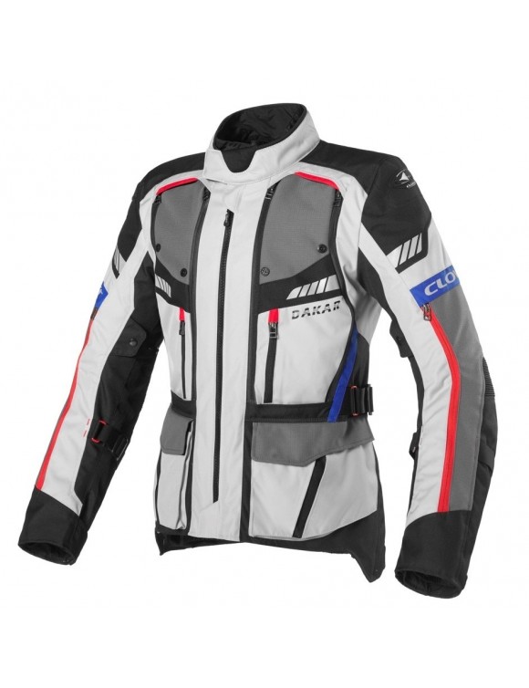 Touring jacket Adventure from Motorcycle Winter Men Clover Dakar-2 WP Black/Gray