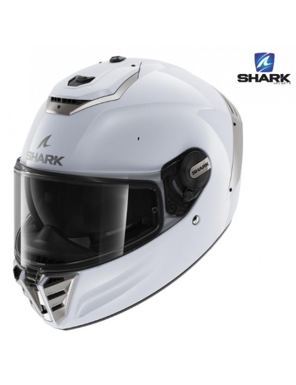Casco moto integrale  Shark Spartan rs white/silver lucido he8100ew01