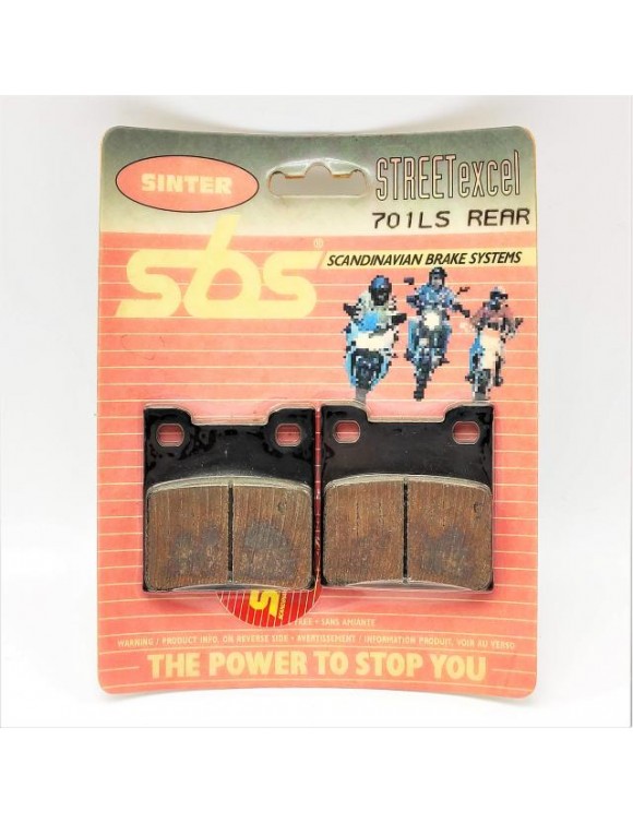 Rear Brake Pads Sets,SBS 701LS,Suzuki RF 900 R(1994-1995)