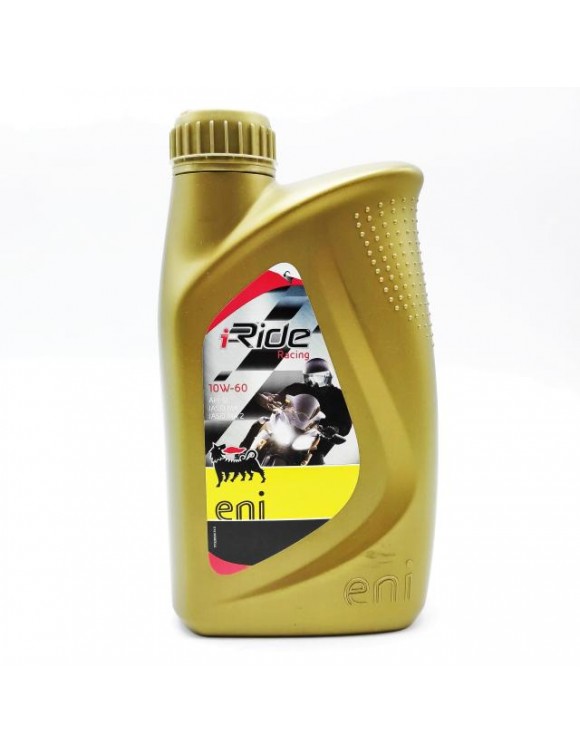 10W-60 Motorcycle Synthetic Lubricant,1L,Eni I-Ride Racing,API SL/JASO MA/MA 2