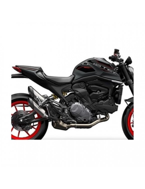 Set adesivi, nero, originali 97480281Ab, Ducati Monster/Monster plus (dal 2021)