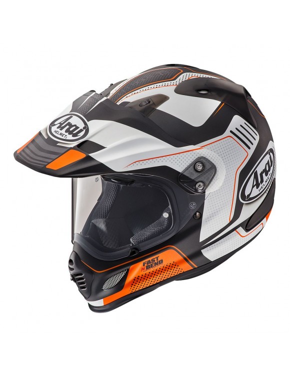 ARAI Tour-X4 Vision Orange Schwarz/Weiß/Orange er Orangenhelm