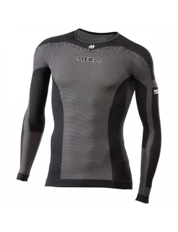 Maglia tecnica da moto unisex estiva leggera maniche lunghe SIXS breezytouch