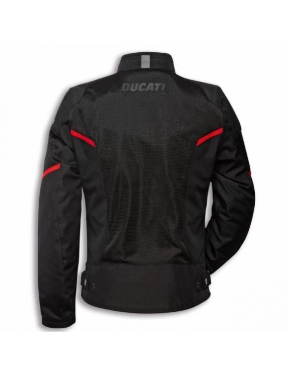 Ducati Tex Flow C4+ Black Men's Summer Textile Motorcycle Jacket - 2 Ducati Tex Flow C4+ Black Men's Summer Textile Motorcycle Jacket - 2