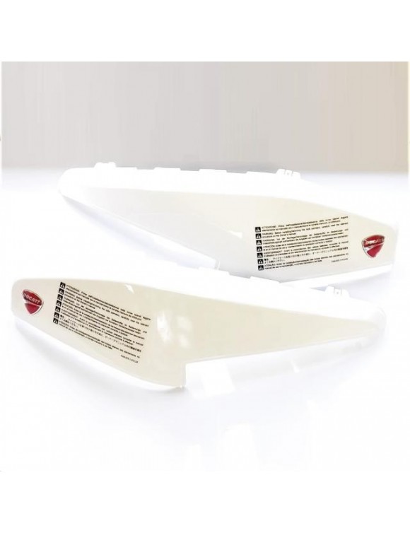 Side pannies covers kit 96781521AA,white,Ducati Multistrada