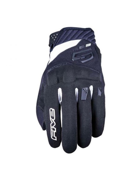 Motorcycle Men Summer Gants Urban Five RS3 EVO Airflow Black / White 81267
