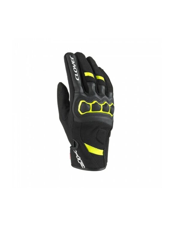 Motons masculines d'été Clover Airtouch-2 noir / fluo jaune 1112-n / g