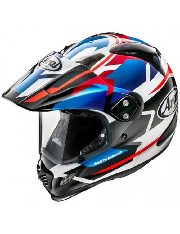 Casque de moto ARAI TOUR-X4 Départ Blue Metallic Glossy AR3185DM