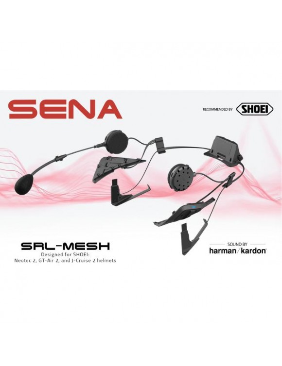 Intercomisario de casco Shoei de Sena Srl Mesh Bluetooth Neotec II / GT-Air II / J-Cruise II
