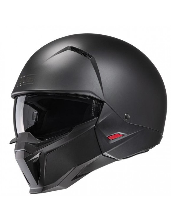 Casque de moto à réaction Polycarbonate HJC i20 noir semi plat, mat 186070