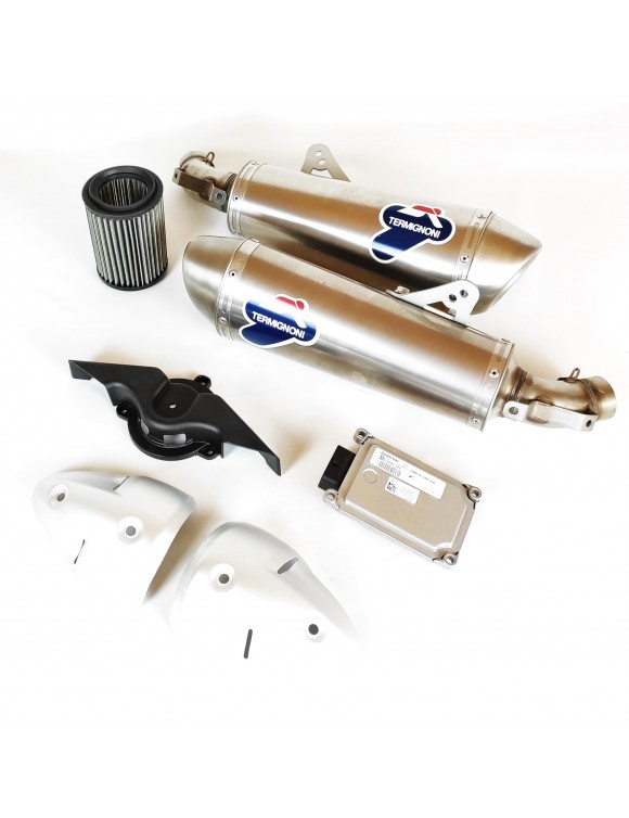 Termignoni Approved Exhaust Pair Kit, Original 96458810B, Ducati Monster 1100 ABS