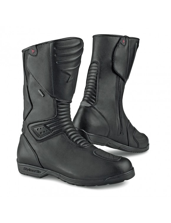 Stylmartin Navigator WP Bottes de moto en cuir pour hommes Noir NAVIGATORWP