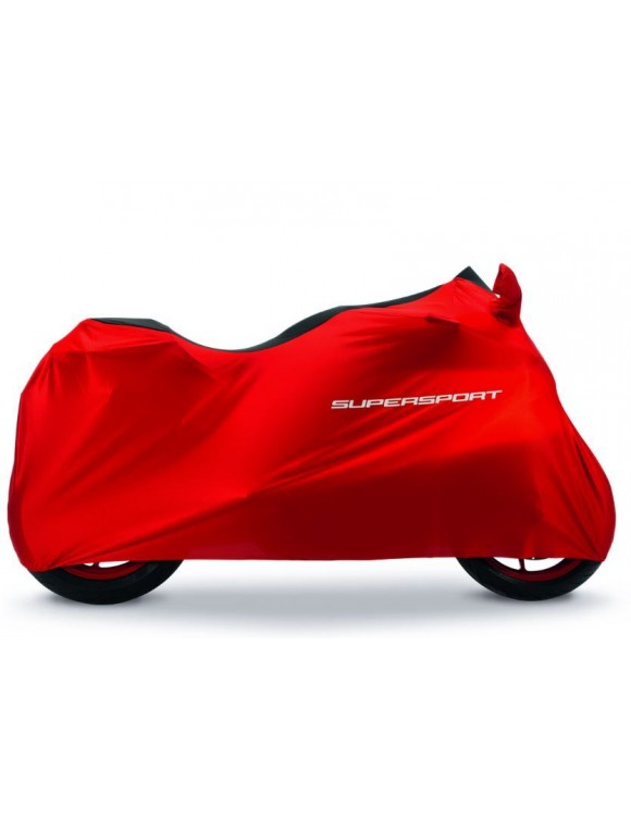 Housse moto d'intérieur, sur mesure, rouge, 97580071A, Ducati Supersport
