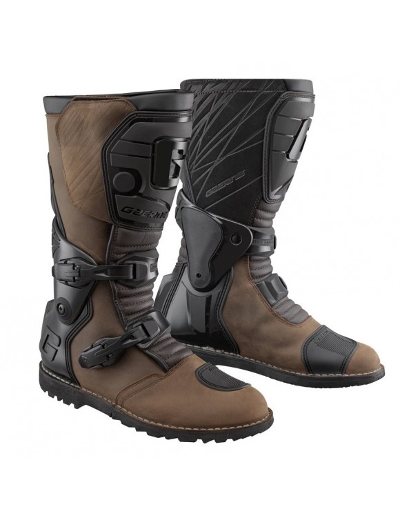 Touring Gaerne G.Dakar Gore-Tex Brown Motorcycle Boots for Men