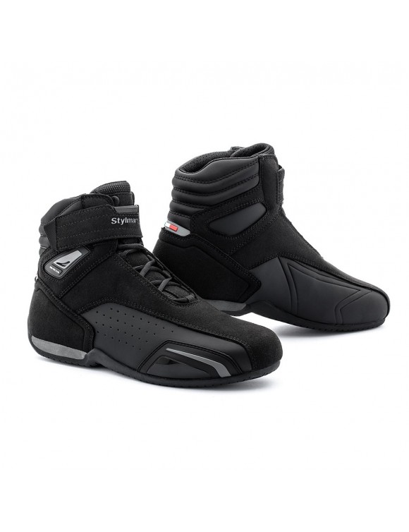 Men's Sport Urban Stylmartin Vector Air Black Motorcycle Shoes