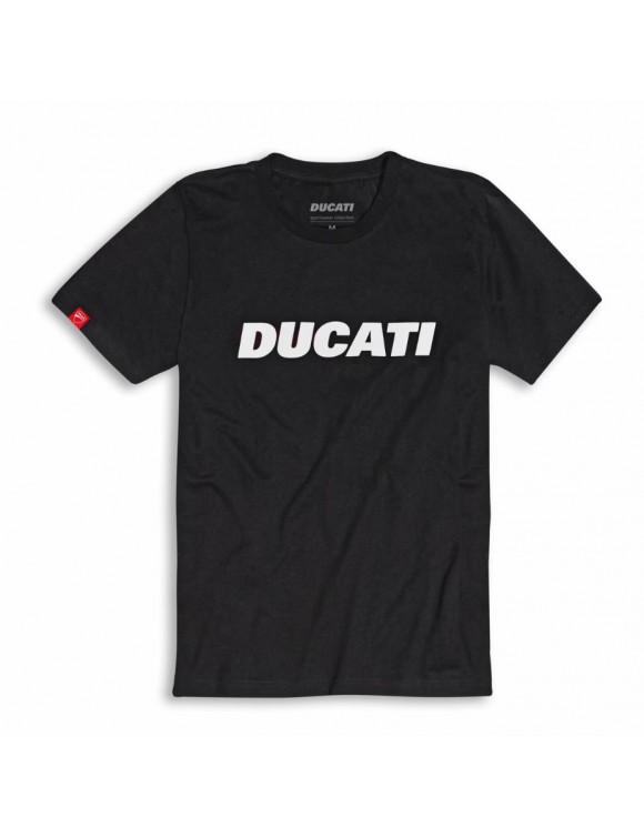 T-shirt pour homme en coton noir d'origine Ducati Ducatiana 2.0 98770097