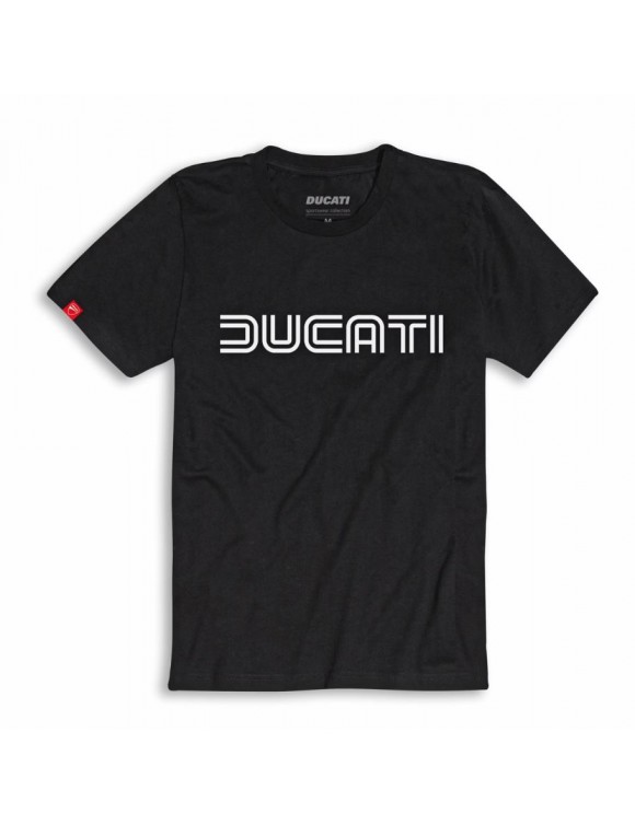 Camiseta Original Ducati Ducatiana 80s Negra Hombre 98770103