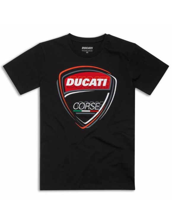 Camiseta original Ducati Sketch DC 2.0 negra para hombre 98770565