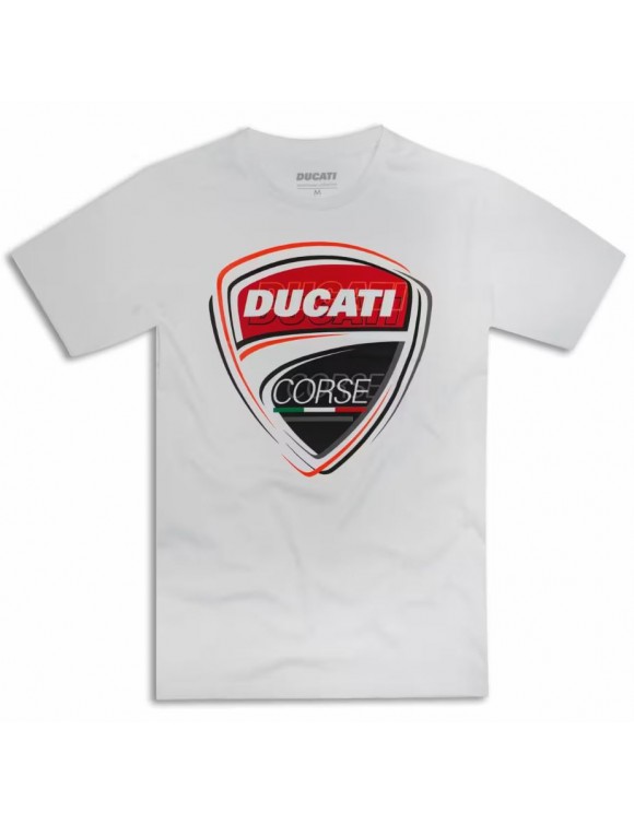 T-Shirt da Uomo Originale Ducati Sketch DC 2.0 White 98770566