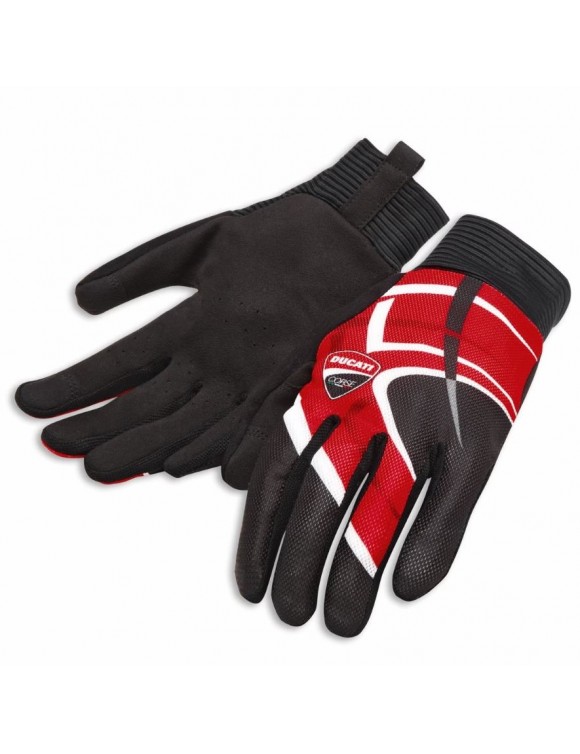 Gloves in leather and textile Ducati 