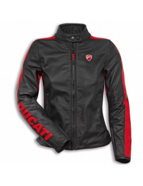 Original Ducati Company C4 9810752 Women's Leather Jacket