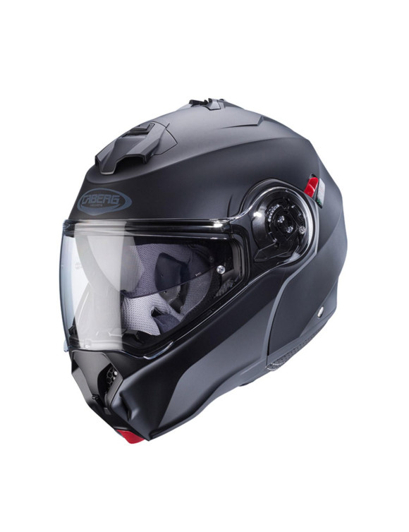 Caberg Duke Evo Modular Motorcycle Helmet Matt Black Matt C0KA6017