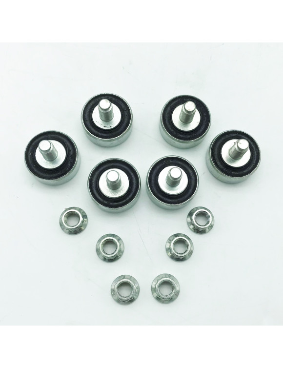 Kit of 6 original replacement shock absorbers for Ducati Diavel 70090563A