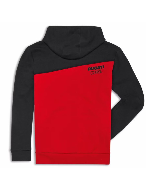 Original Ducati DC Sport Rot/Schwarz Herren Sweatshirt 98770591 - 2