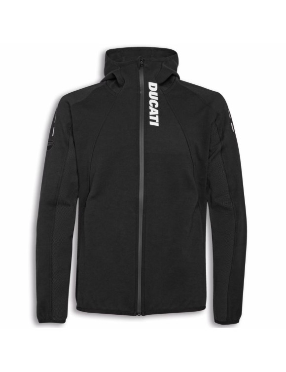 Sweat-shirt d'origine Ducati Reflex Attitude 2.0 noir pour homme 98770553